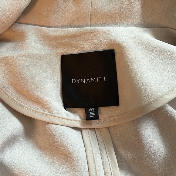 Dynamite Beige Shirt Blazer (small) - Picture 4 of 5